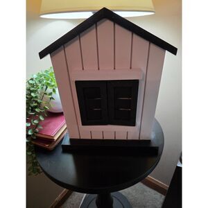 Black & White House w/ Shutters Picture Frame – 4x4 Photo